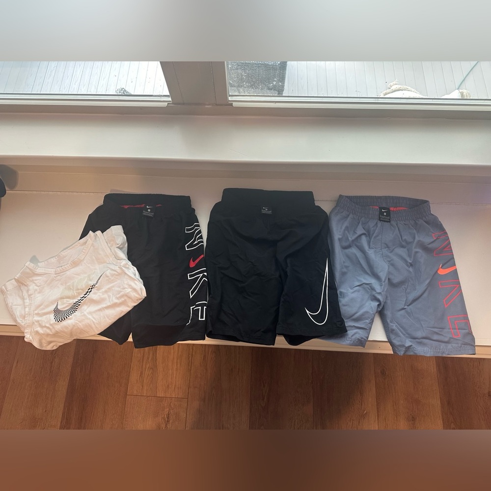 Youth Boys Nike Swim Trunks and Muscle Shirt